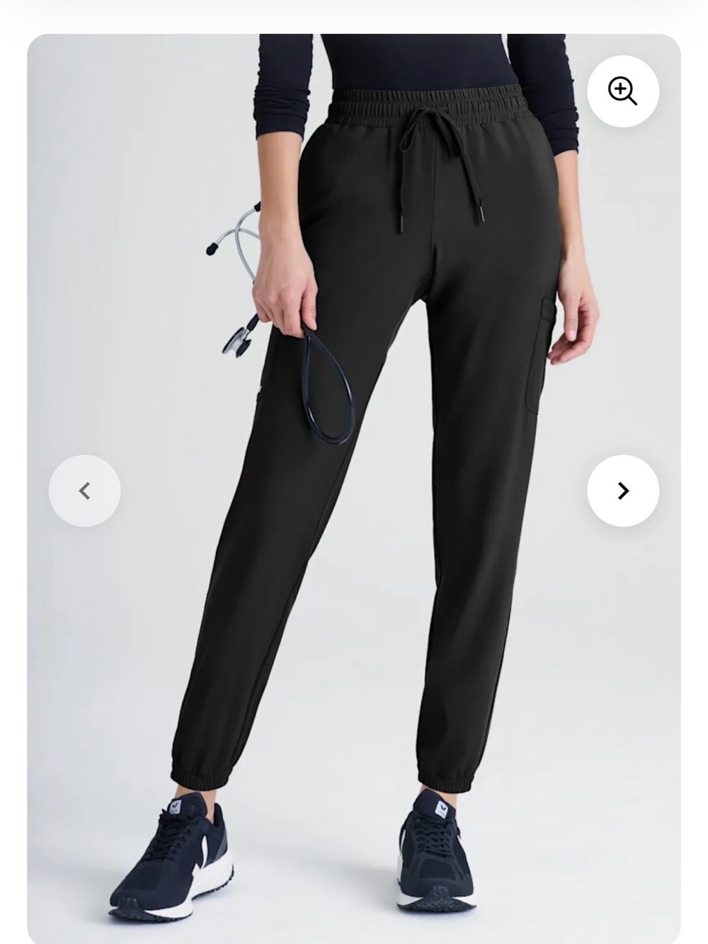 BLACK SCRUB JOGGER SET
(GREY'S ANATOMY™ BY BARCO)